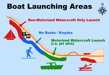 Map of Boat Launching Areas